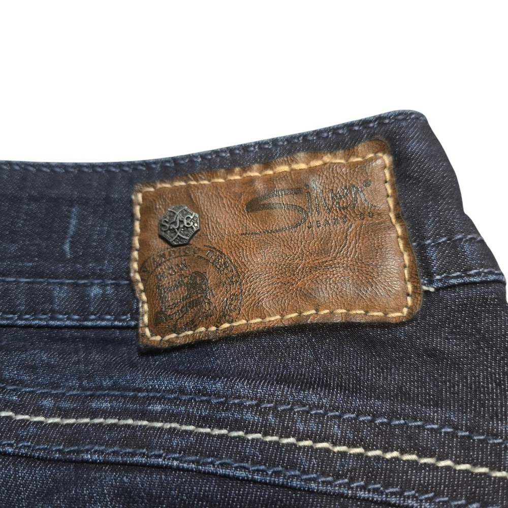 Silver Jeans Co. Women's Suki Rose Surplus Curvy Tailored Bermuda Shorts Size 29 - Picture 13 of 16